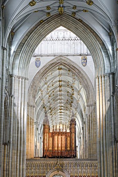 Organ at York minster (cathedral)