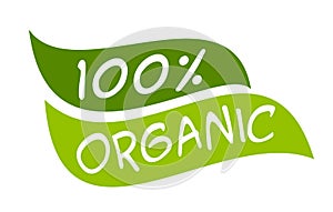 Organic 100% sticker