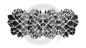 Organic Abstract Dotted Texture Pattern Vector, vector design Generative AI