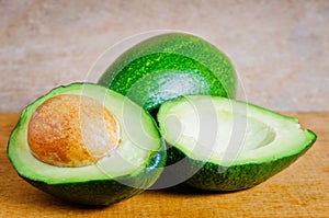 Organic avocados photo