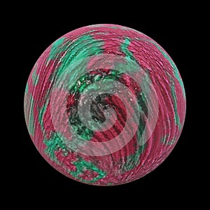 Organic ball generated texture