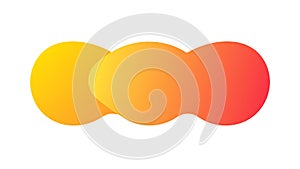 Organic Blob Gradient Abstract Shape Vector, vector design Generative AI