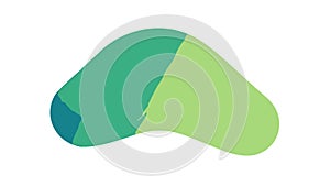 Organic Blob Shape Abstract Vector Element, vector design Generative AI