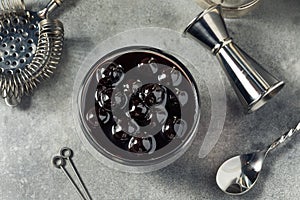 Organic Boozy Dark Maraschino Cherries