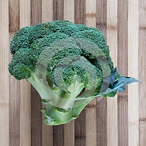 Organic broccoli.