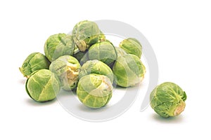 Organic brussel cabbage