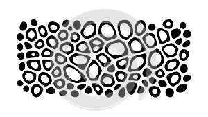 Organic Bubbles Abstract Pattern Vector Art, vector design Generative AI