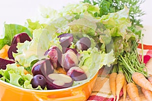 Organic Carrot and Beetroot Salad