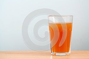 Organic Carrot Juice Background