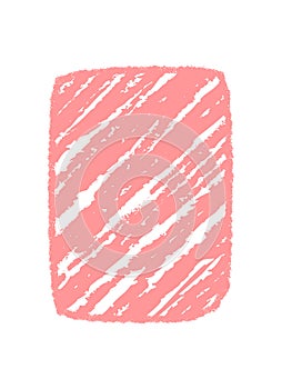 Organic Chalk Scribble Rectangle Text Frame