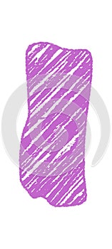 Organic Chalk Squiggle Textbox Frame