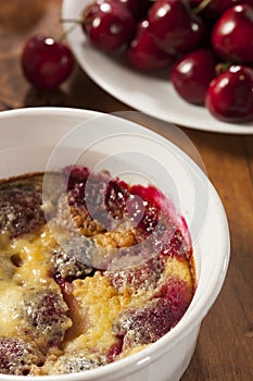 Organic Cherry Cobbler Cake