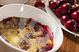 Organic Cherry Cobbler Cake