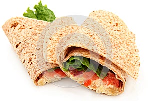 Organic Chicken Salad Wrap