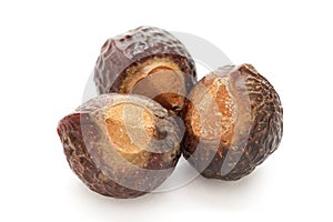 Organic Chinese soapberry or Reetha (Sapindus mukorossi) seeds.