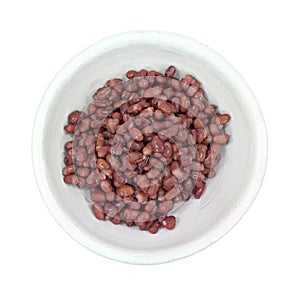 Organic cooked azuki beans