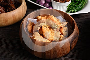 Organic Crispy fish Strips in batter