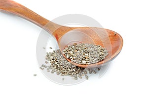 Organic dry chia seeds
