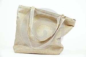 Organic eco shopping bag. Canvas tote bag.