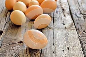 Organic eggs