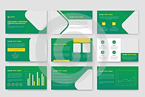 Organic Farming presentation slide template or agriculture PowerPoint presentation templates