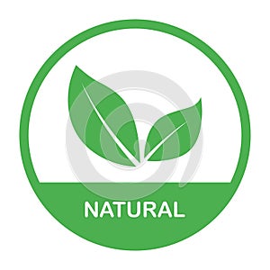 Organic food, farm fresh and natural product sticker and badge for food market, ecommerce, organic products promotion, healthy