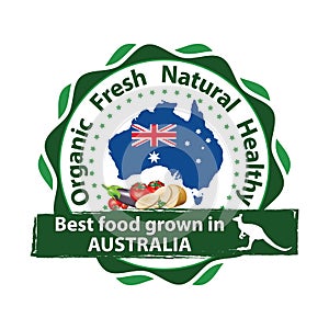 Organic food grown in Australia.