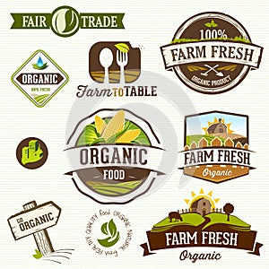 Organic food - Illustration