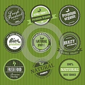 Organic food labels