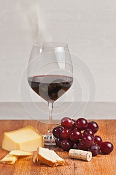 Organic food pairings for a wine tasting event photo