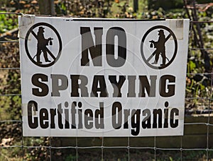 Organic Foods Sign