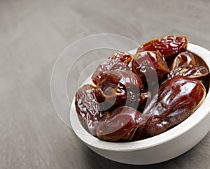 Organic fresh medjool dates.