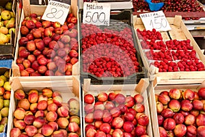 Organic fruit from Serbia