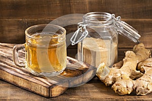 Organic ginger root tea - Zingiber officinale
