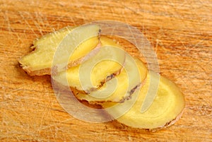 organic ginger, very usefully as spice