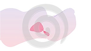 Organic Gradient Blob Shape Abstract Vector Art Element, vector design Generative AI