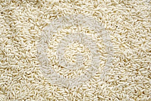 Organic grain rice, White long grain rice.