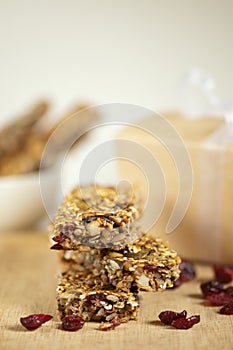 Organic granola bars