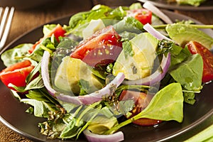 Organic Green Avacado and Tomato Salad