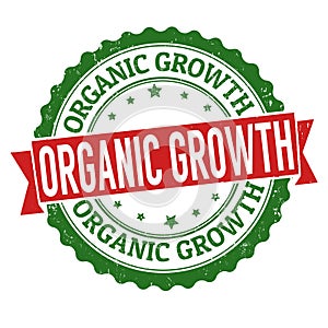 Organic growth grunge rubber stamp