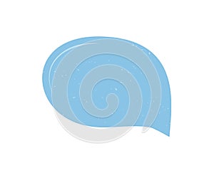 Organic Grunge Speech Bubble Sticker Patch