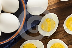 Organic Hard Boiled Eggs