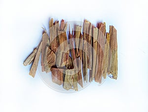 Organic Himalayan cedar or Devadar Cedrus deodara Chips.
