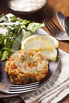 Organic Homemade Crab Cakes