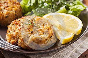 Organic Homemade Crab Cakes