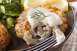 Organic Homemade Crab Cakes