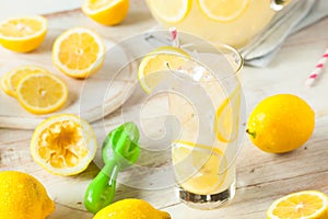 Organic Homemade Fresh Squeeze Lemonade photo