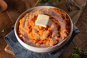 Organic Homemade Mashed Sweet Potatoes