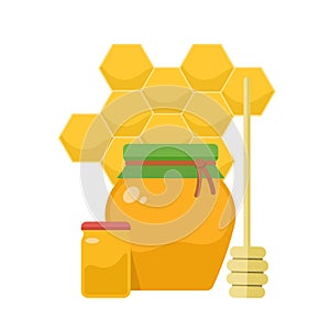 Organic honey products icon