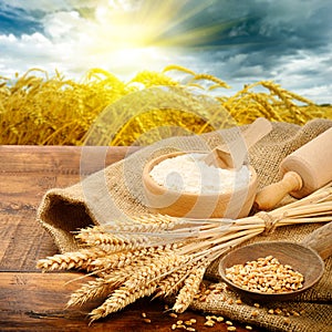 Organic ingredients for bread preparation